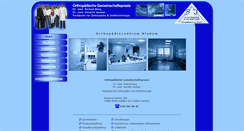 Desktop Screenshot of orthopaedie-berg-issaian.de