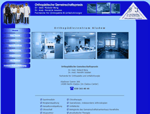 Tablet Screenshot of orthopaedie-berg-issaian.de